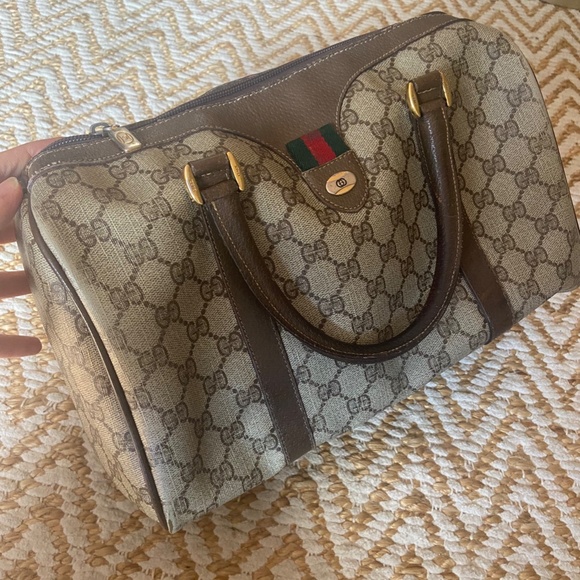 Vintage Authentic classic Gucci bowler handbag from the early  90s - Picture 11 of 15